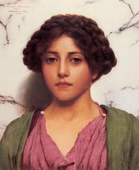 John William Godward A Classical Beauty oil painting image